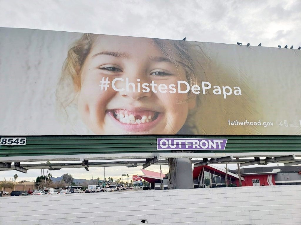 #ChistesDePapa billboard