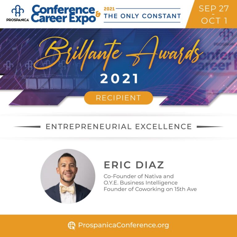 prospanica award winner eric diaz