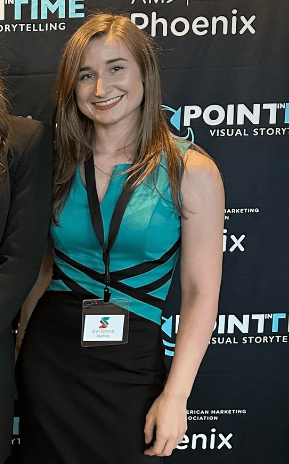 Eryn Schauble at the 2023 AMA Spectrum Awards